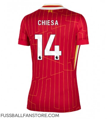 Liverpool Federico Chiesa #14 Replik Heimtrikot Damen 2024-25 Kurzarm